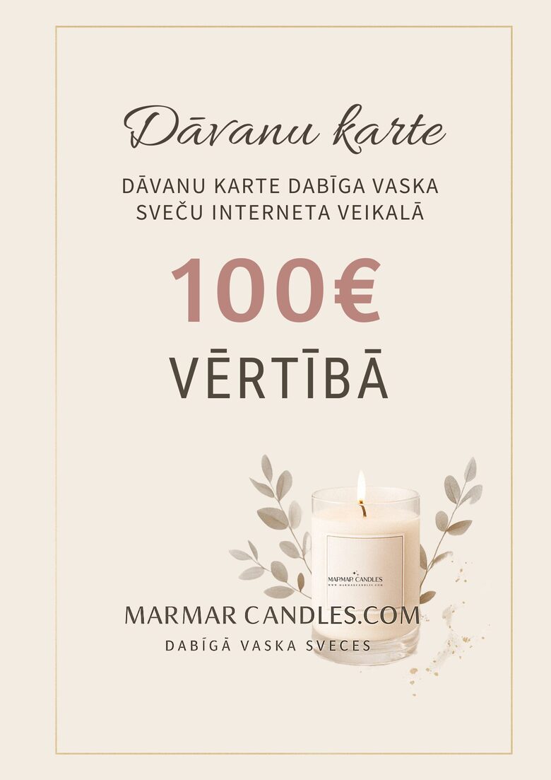 Dāvanu karte 100 eur vērtībā