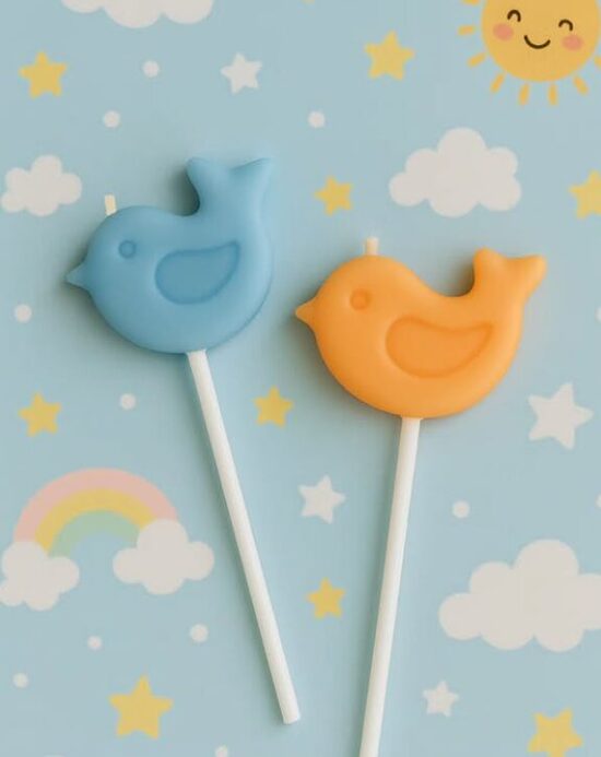 Latvijā ražota bišu vaska Svecīte-toperis Putniņš 1 gab