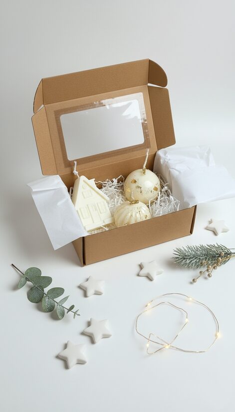 Ziemassvētku sveču komplekts, 3 gab | Bez smaržas