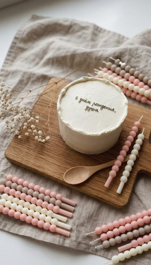 Dzimšanas dienas svecītes tortes dekorēšanai pasteļtoņos